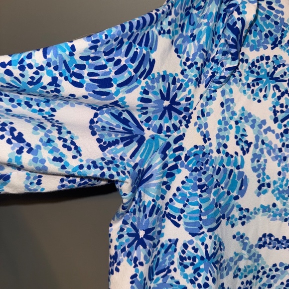 EUC Lilly Pulitzer Audrey Zip Up Jacket Shell Me You Love Me Size XXL - Picture 7 of 9